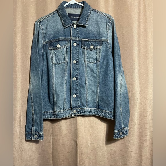 Calvin Klein Jackets & Blazers - Calvin Klein Women's Light Blue XL Jean Jacket GUC